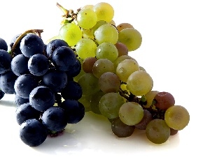 green ones, Blue, Grapes