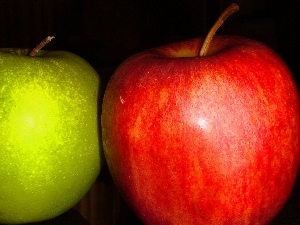green ones, Red, Apple