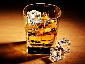 ice, knuckle, A glass, Whisky