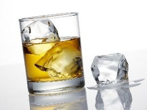 ice, knuckle, Whisky, cup