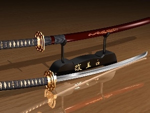 samurai, katana, sword