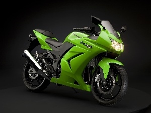 Kawasaki Ninja 250R, green ones