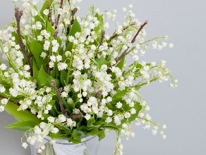 Lily of the Valley, Vase, bouquet