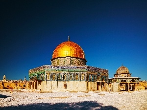 Dome of the Rock, mosque, Israel, Jerusalem