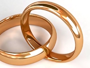 Golden, rings, Two