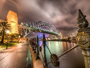 bridge, River, Sydney