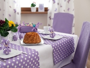 decor, table, easter
