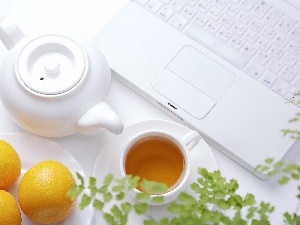 Amaranth, tea, keyboard