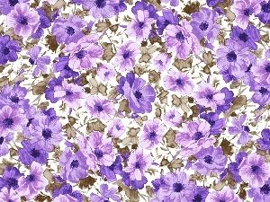 Flowers, texture, purple