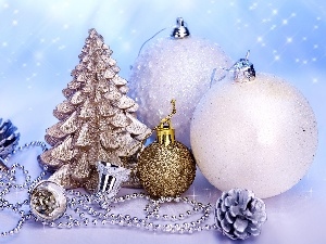 christmas tree, baubles